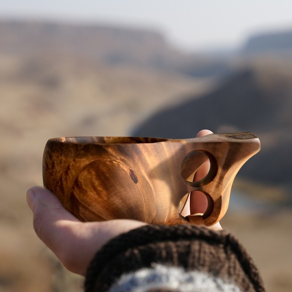 kuksa in radica di betulla