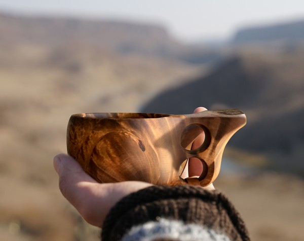 authentic birch burl kuksa