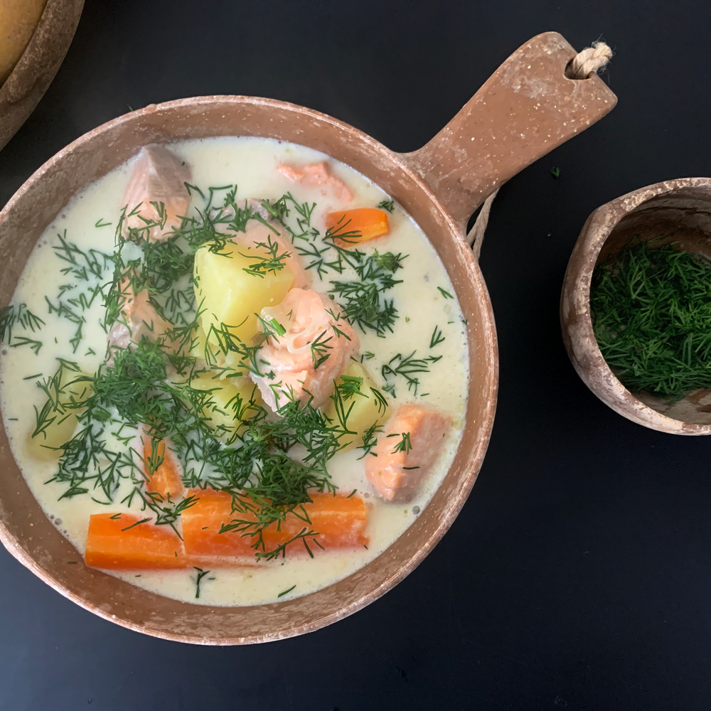 Sopa Finlandesa De Salm n Lohikeitto Receta Sencilla