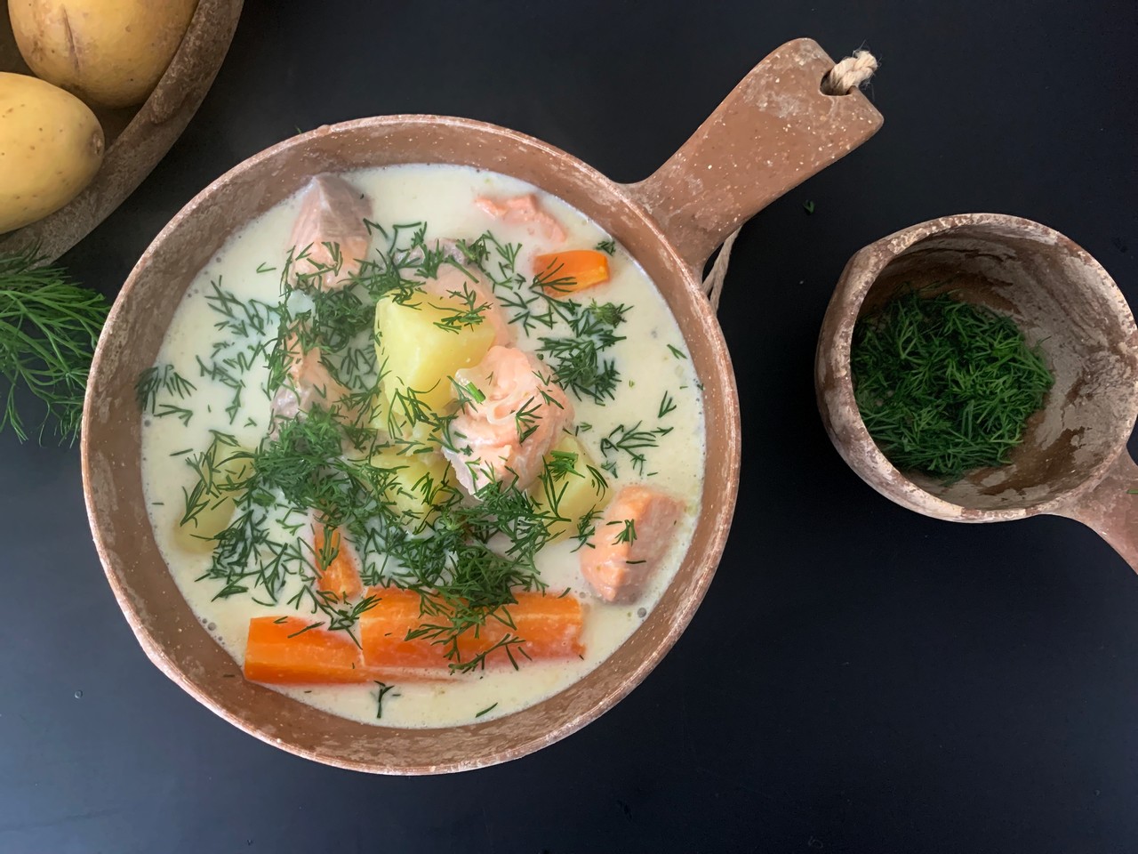 Sopa Finlandesa De Salm n Lohikeitto Receta Sencilla