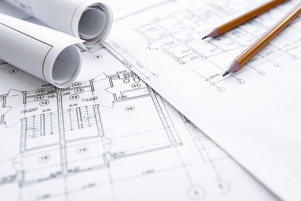 Plan construction maison crayon