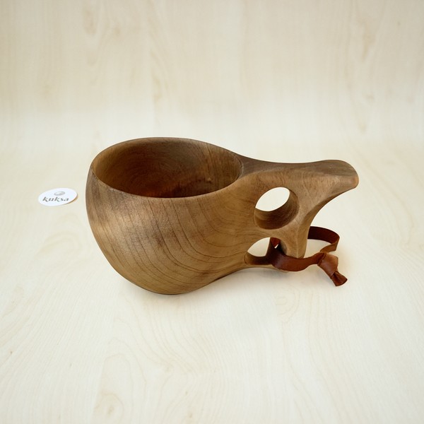 kuksa después de la limpieza con jabón negro