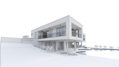 Maison 3D construction rénovation maître d'oeuvre Morbihan