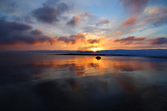 midnight sun in lapland
