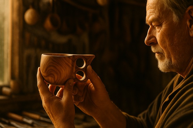 carving a kuksa