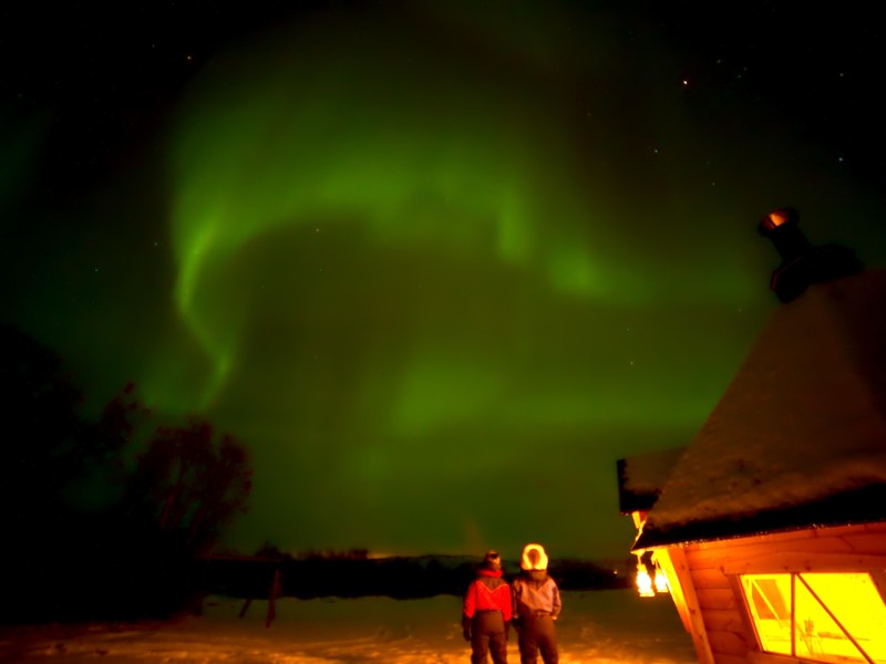 Aurore boréale mariage noce