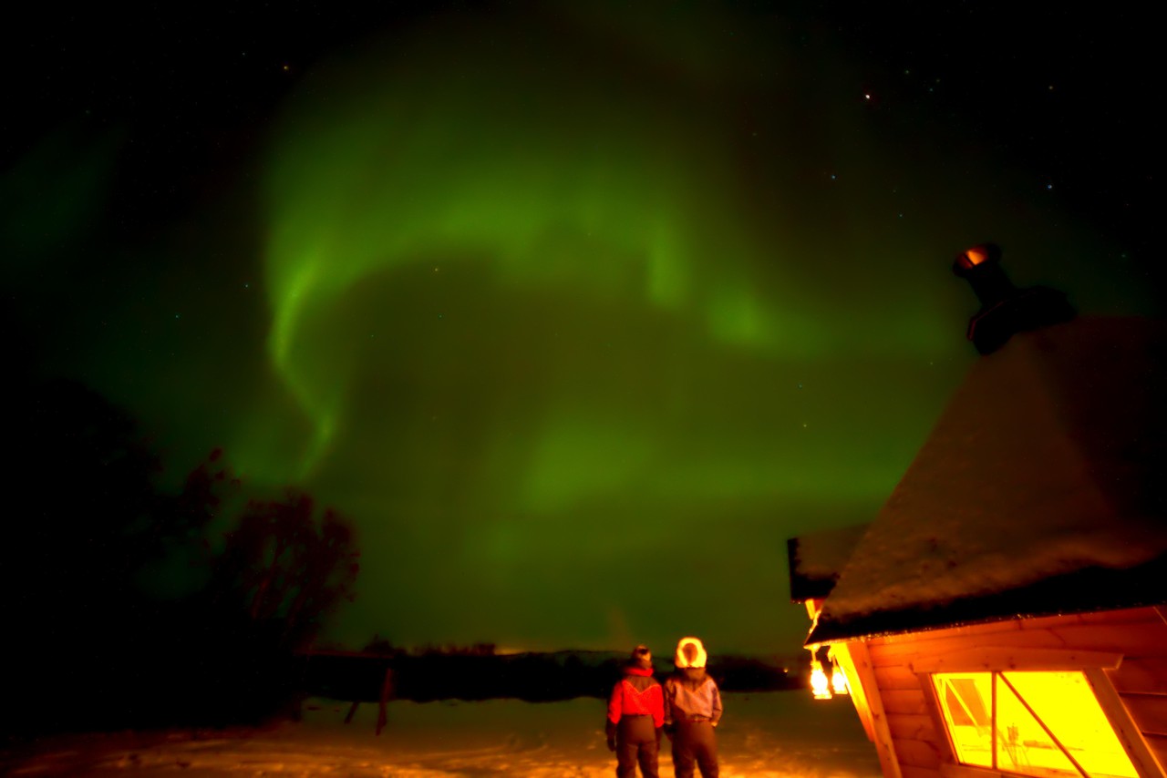 Aurore boréale mariage noce