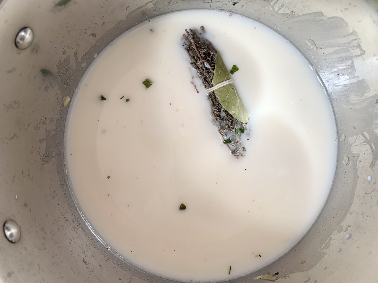 Cooking mushroom velouté casserole