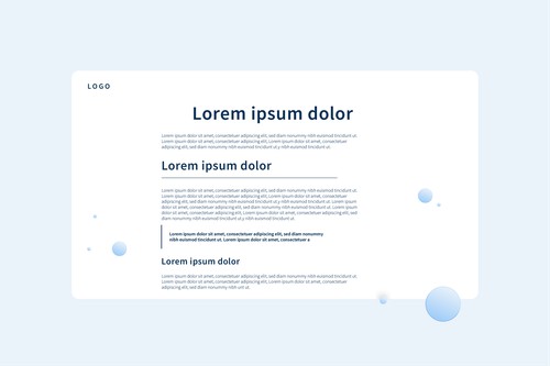 content-centered section