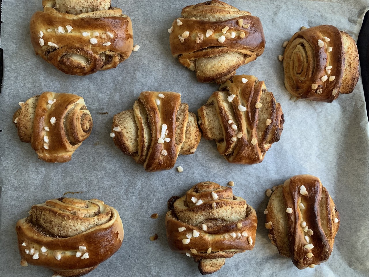 end of baking korvapuustit