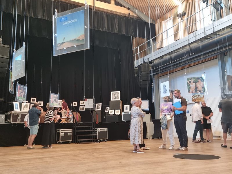 Exposition des pochettes de disque