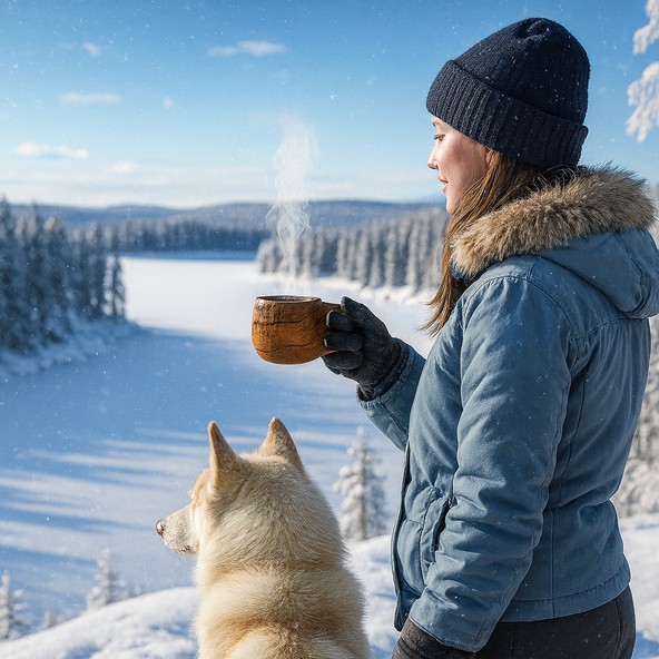 femme-randonnée-neige