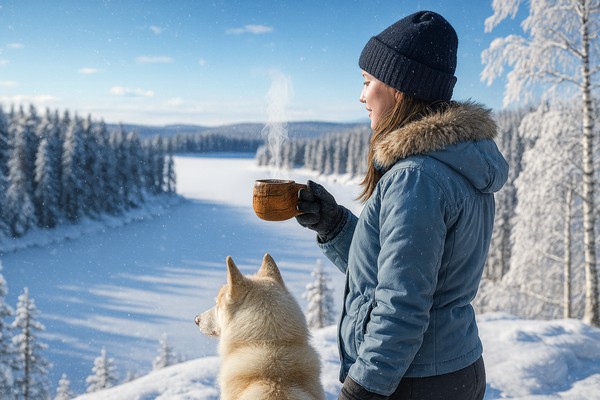 femme-randonnée-neige