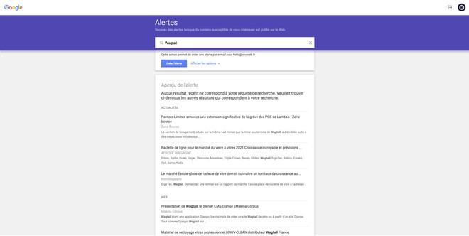 google-alerte