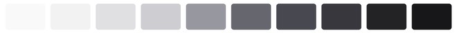 medium grey dark color palettes