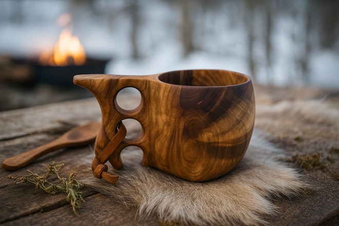authentic kuksa sami reindeer skin