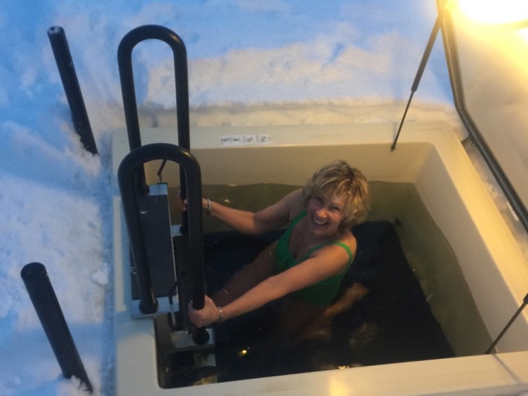 Ice baignade Laponie