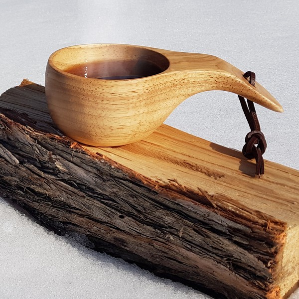 kuksa bois neige thé