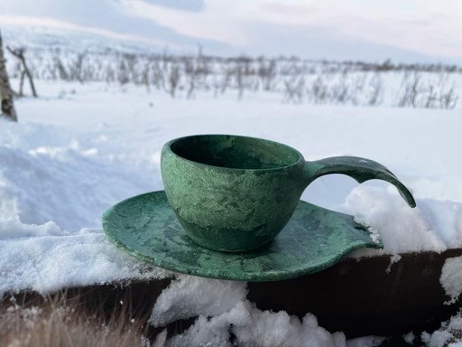 grün kupilka schnee finnland lappland