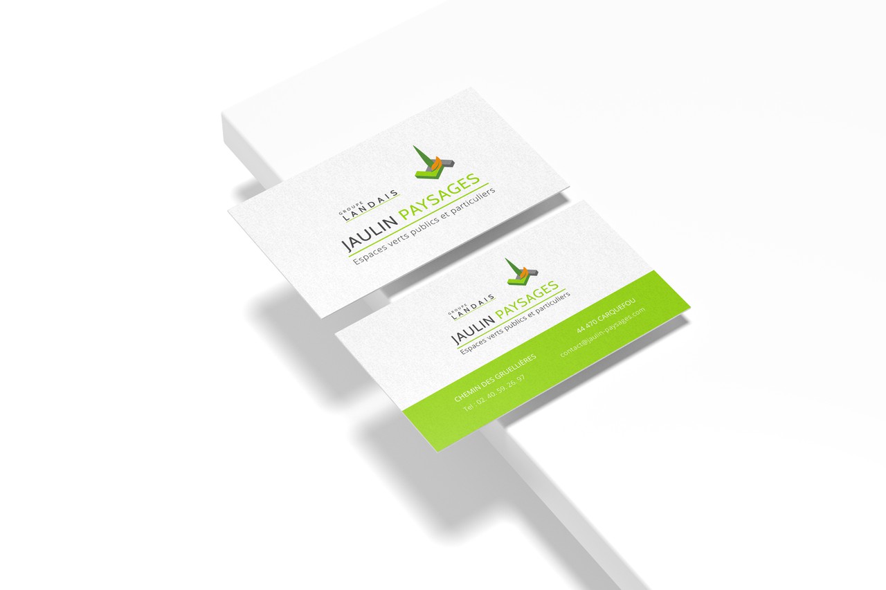 logo carte de visite jaulin paysagiste