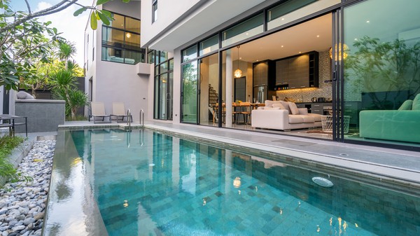 Maison avec piscine et jardin exotique maitre d'oeuvre morbihan 2