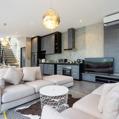 Maison avec salle à manger, cuisine et salon maitre d'oeuvre morbihan 5