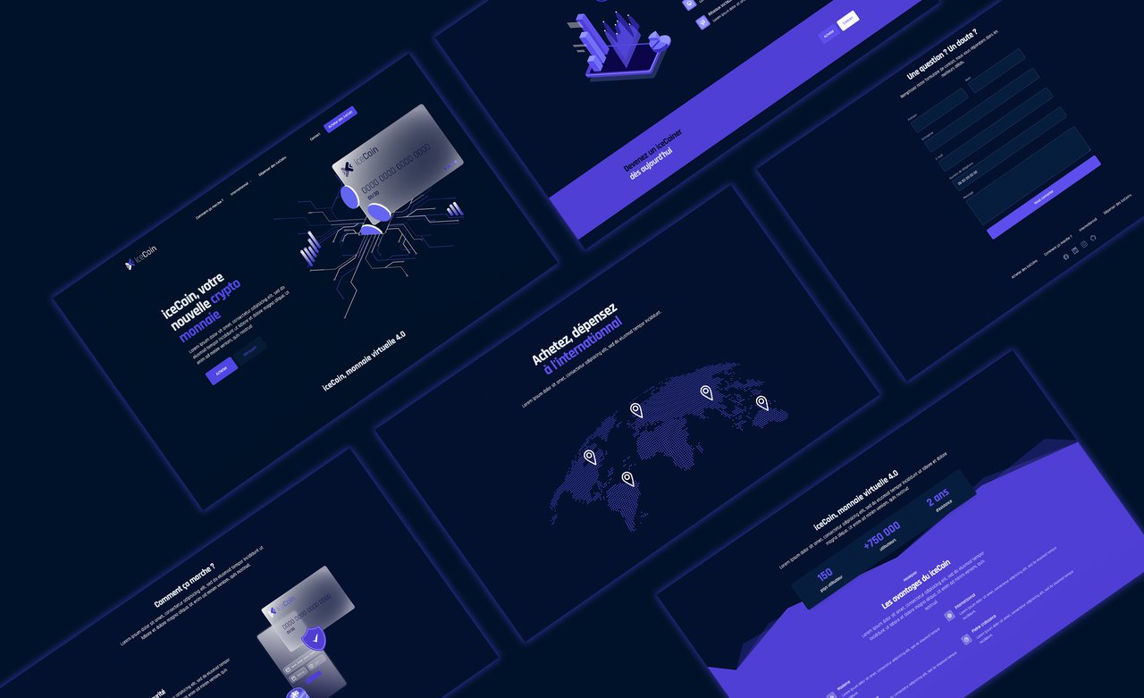 Prévisualisation du site internet crypto monnaie snoweb 2