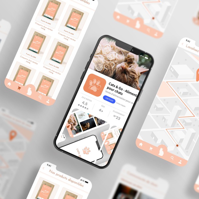 Prévisualisation d'application mobile cats go 3