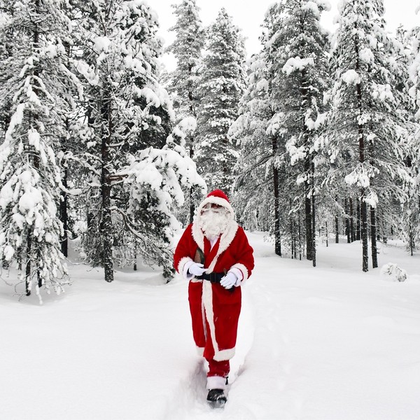 santa claus in rovaniemi