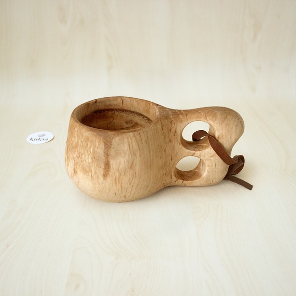 kuksa antes de su limpieza con detergente lavavajillas ecológico