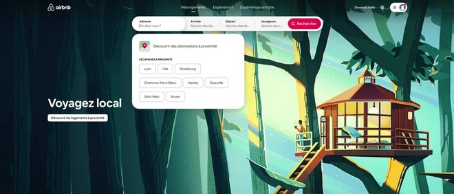 recherche site internet airbnb