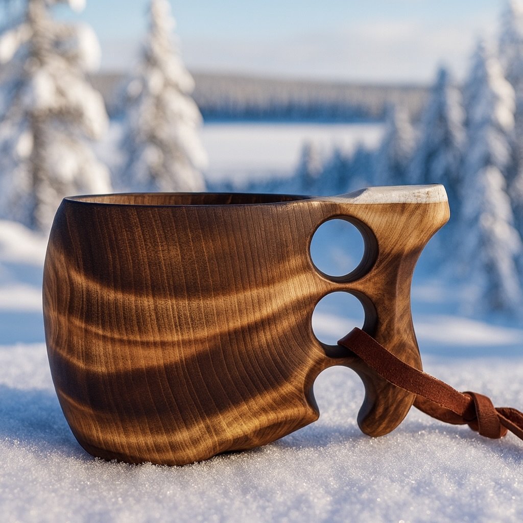 Authentic Kuksa from Finnish Lapland