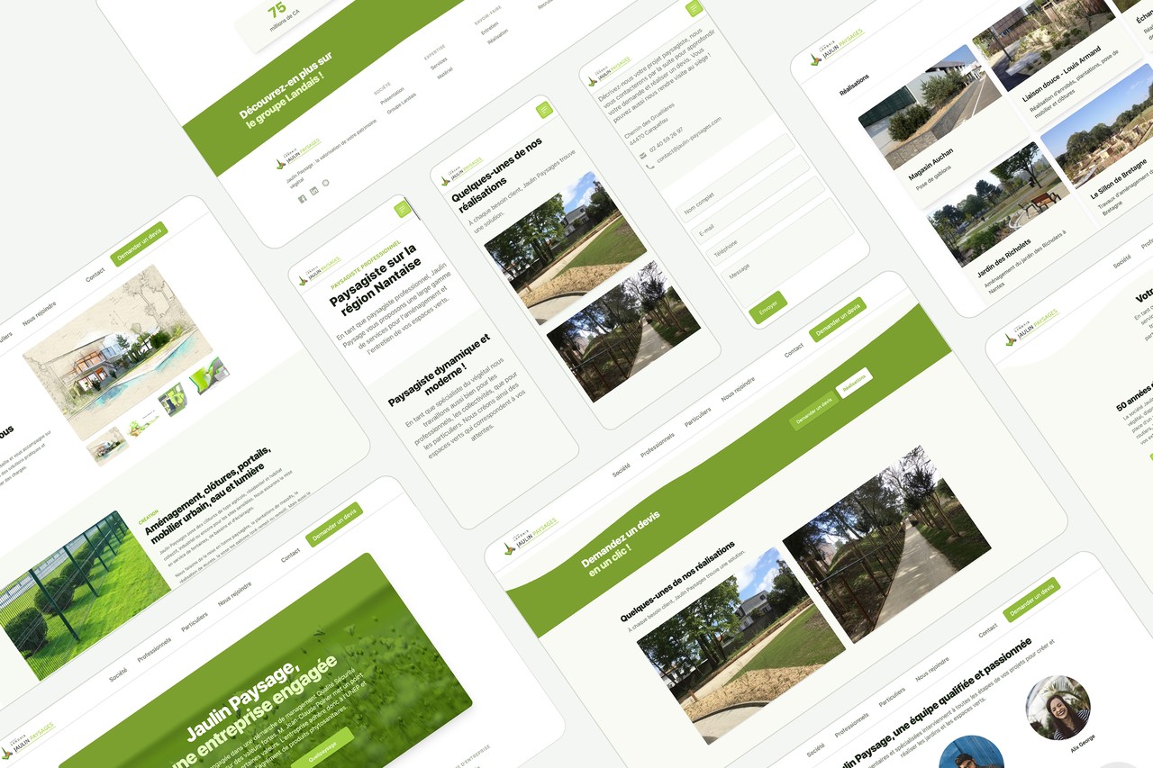 Prévisualisation du site internet jaulain paysagiste 1