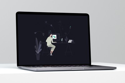 Station spatiale site internet illustration