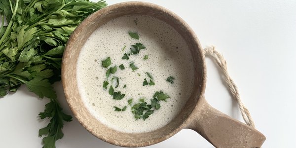 veloute champignons bouquet persil frais