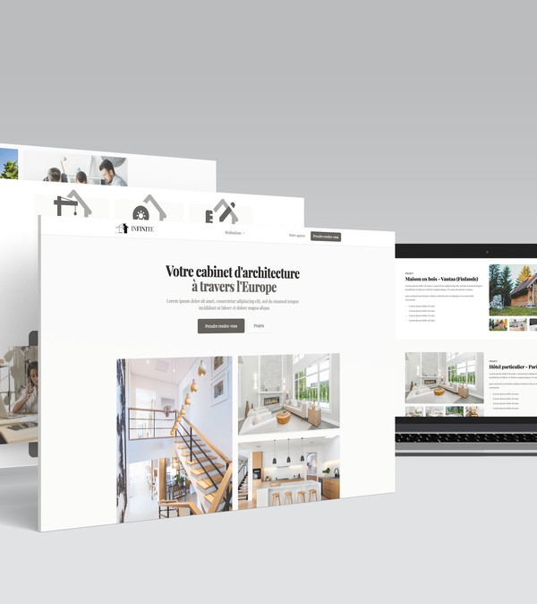 Prévisualisation du site internet architect snoweb 3