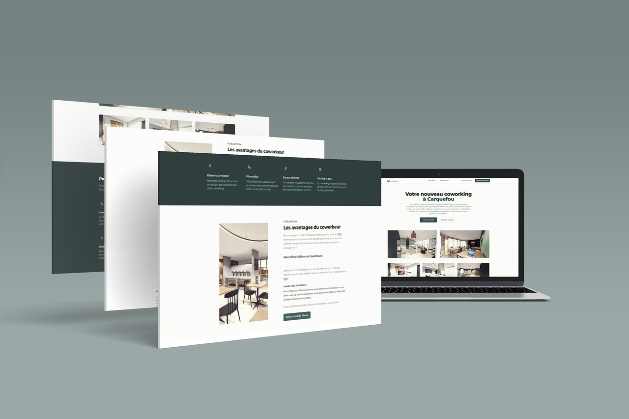 Prévisualisation du site internet Well office 3