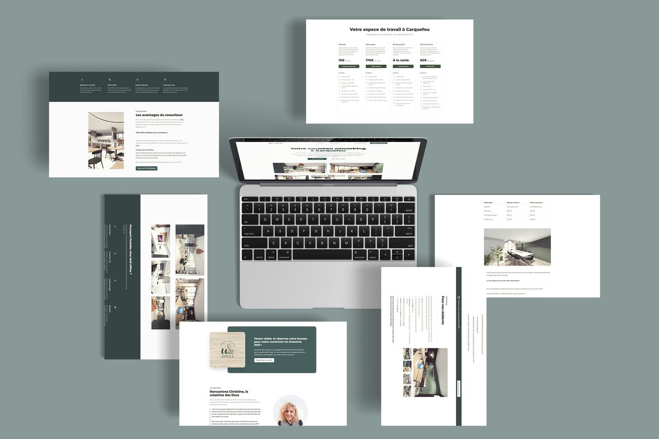 Prévisualisation du site internet Well office 2