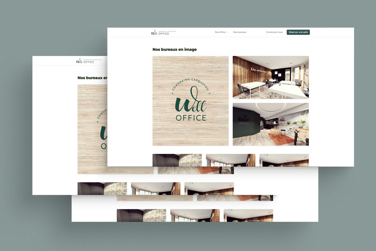 Prévisualisation du site internet Well office 1