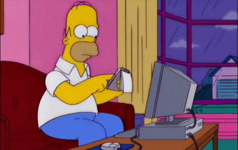 homer sur l'ordinateur